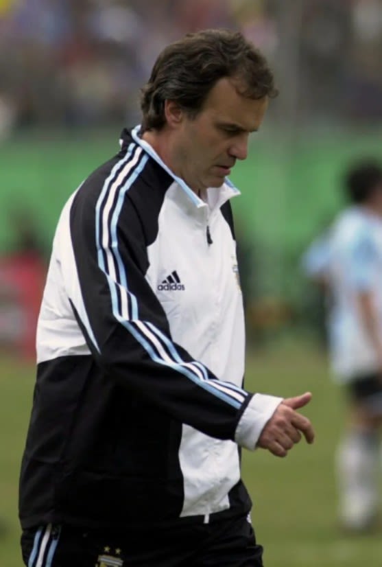 Bielsa con la Selección argentina