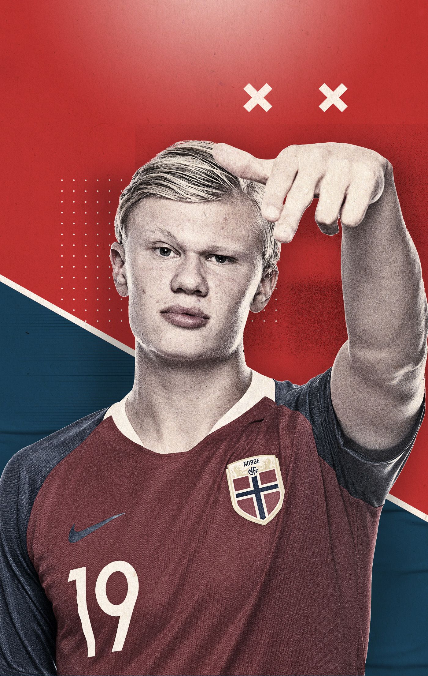 Where was Erling Haaland born and why does he not play for England?